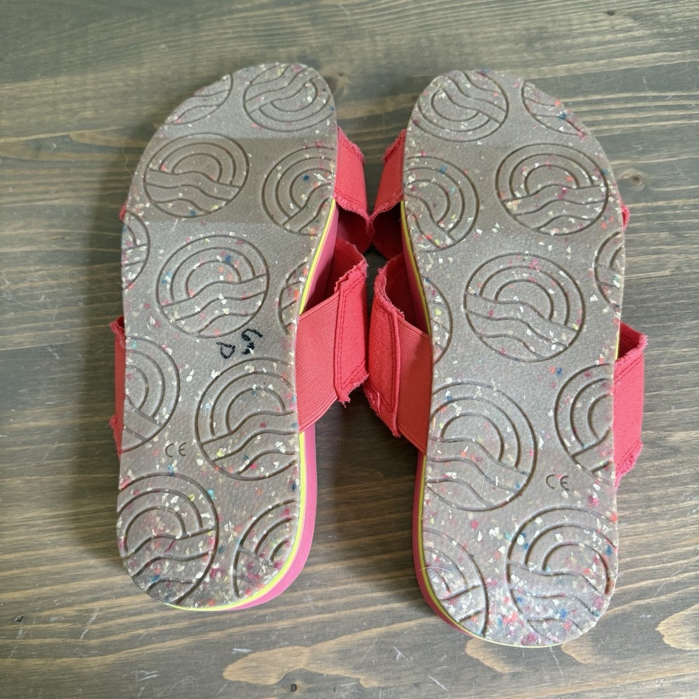 Vionic Red Cross-Strap Slide Sandals - Picture 7 of 7